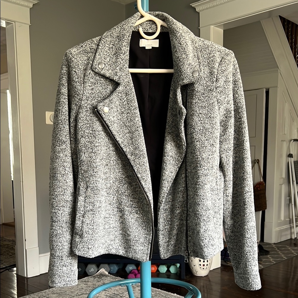 Loft Moto Black/White Jacket